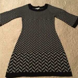🎄🎅 Jonathan Martin Black and Gray Dress